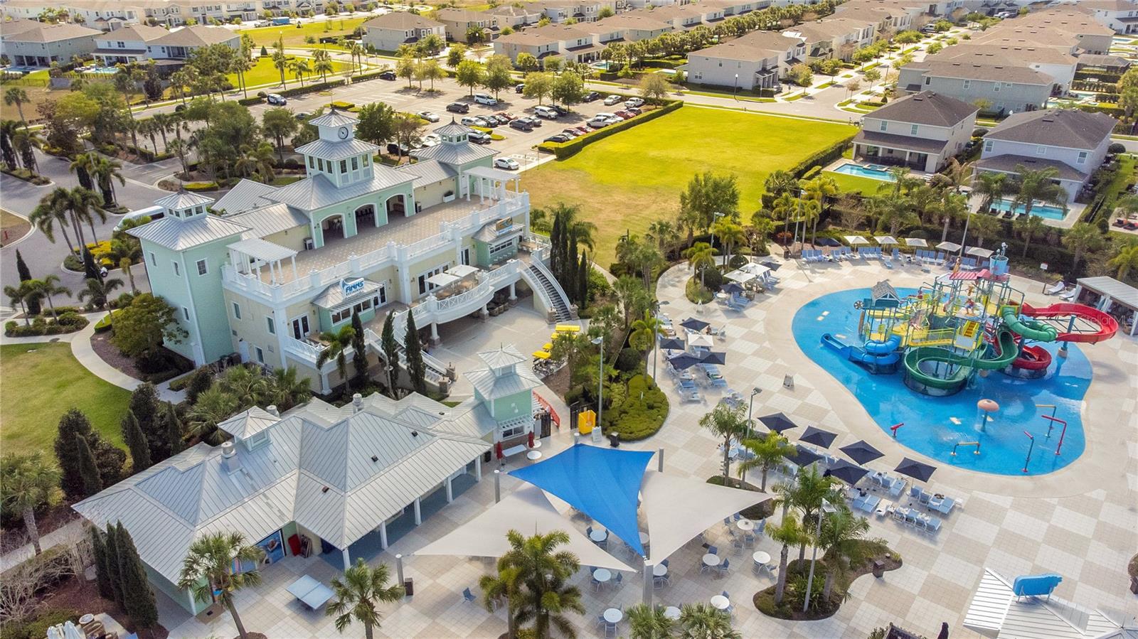 Encore's spectacular resort-style pools and waterpark are moments from home