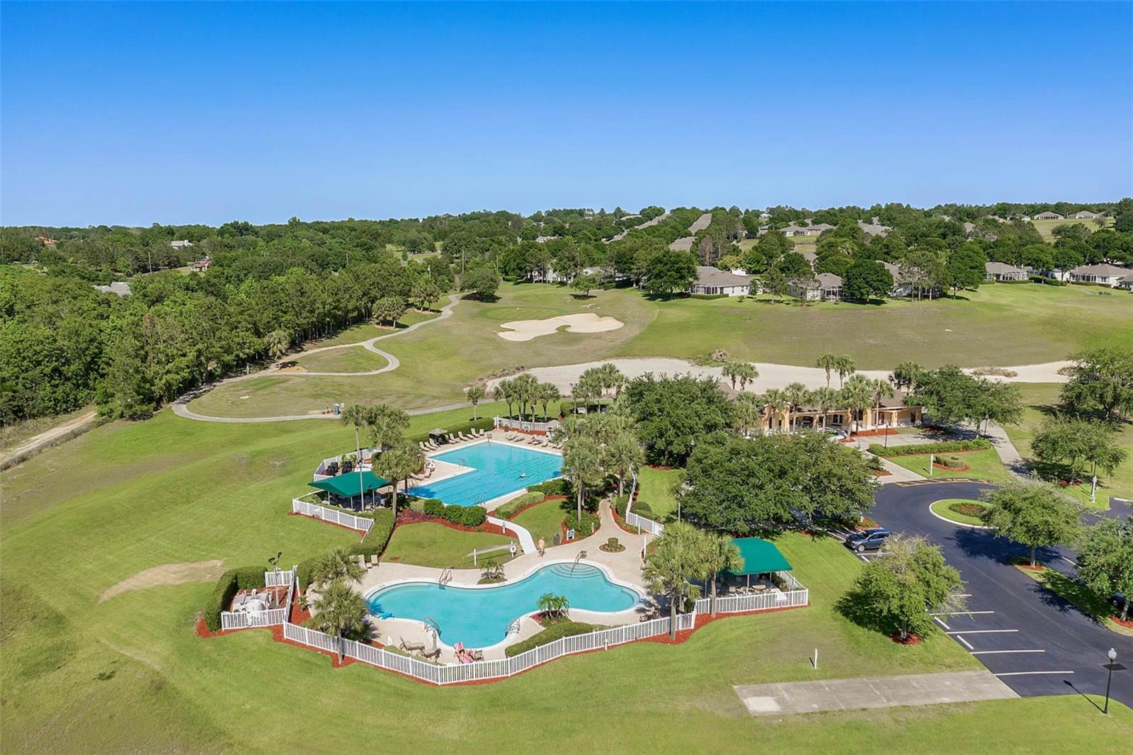 Aerial Golf Course