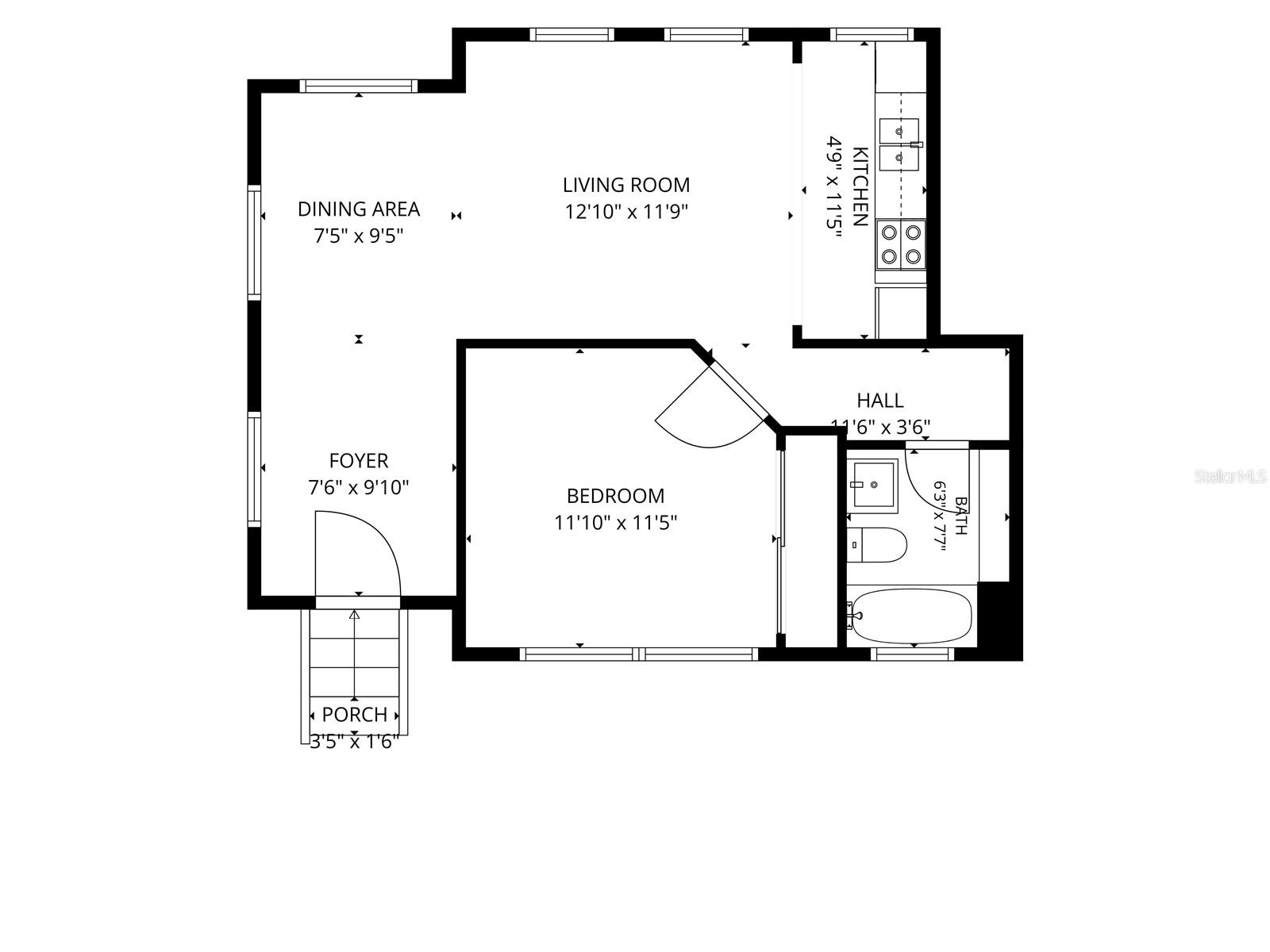 Floor Plan - Front Unit
