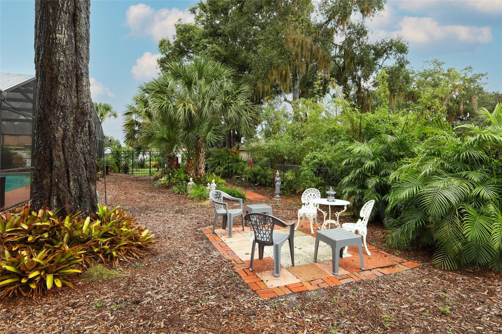 Back Yard Sitting Area