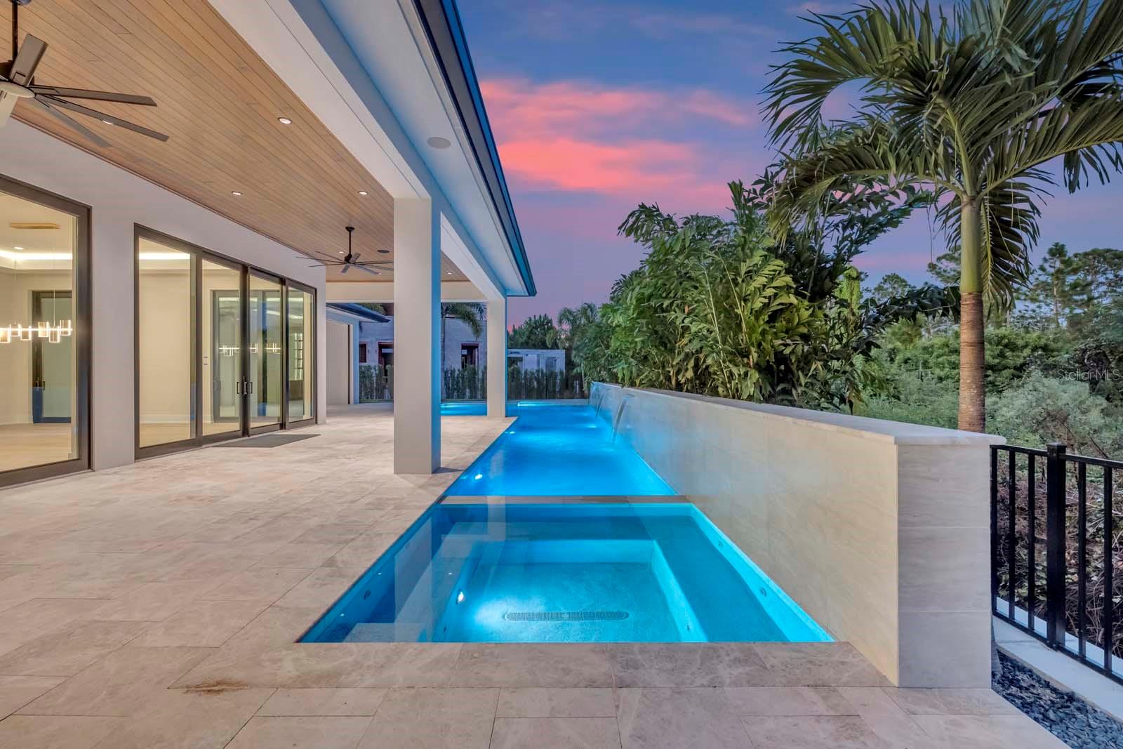 Pool & Patio Twilight