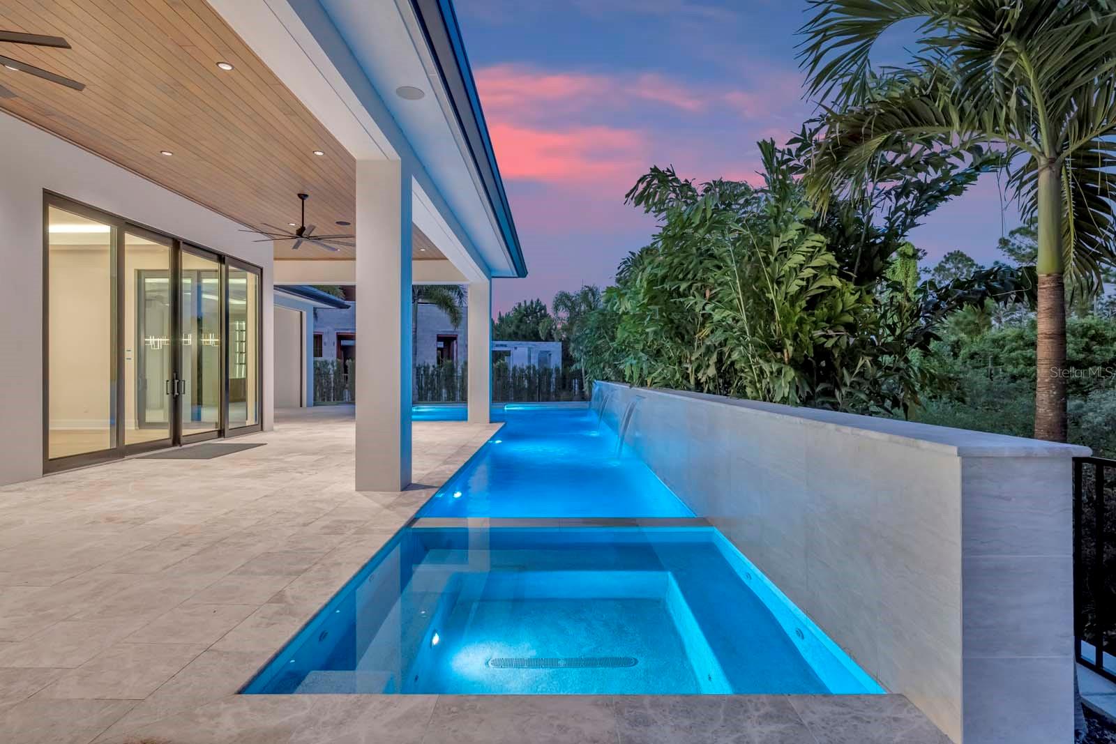 Pool & Patio Twilight