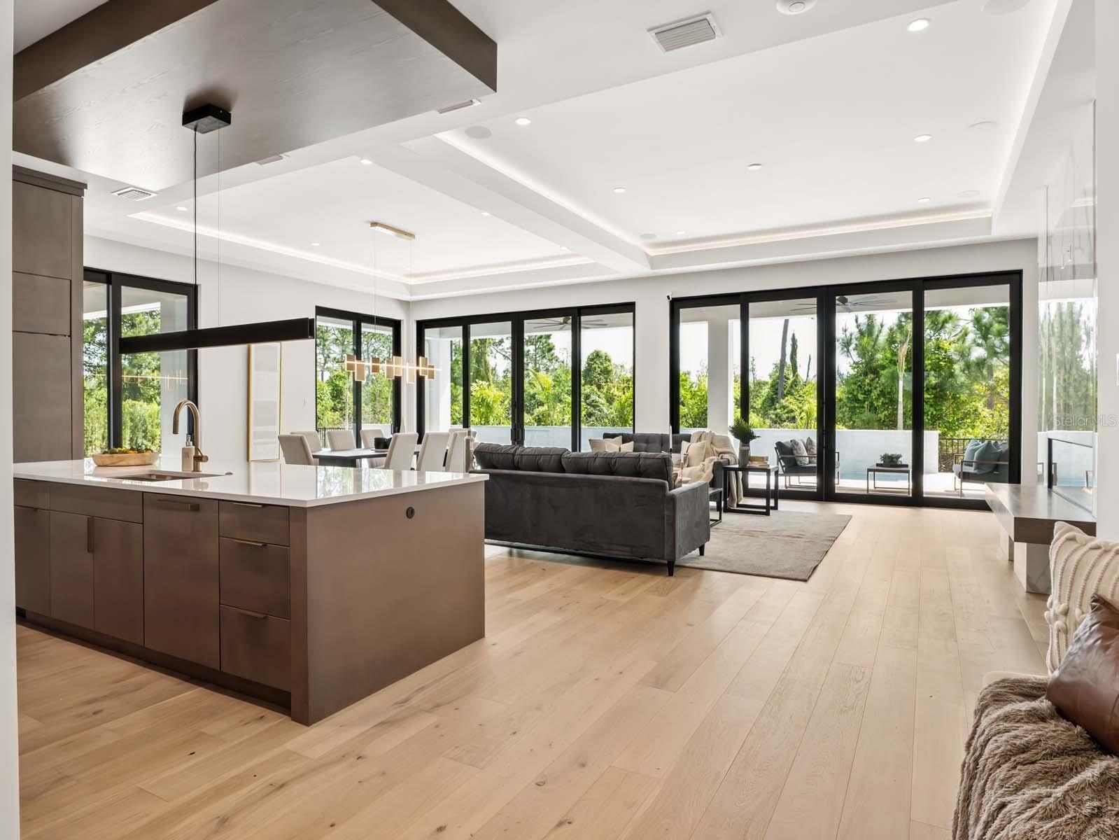 Kitchen & Living Room