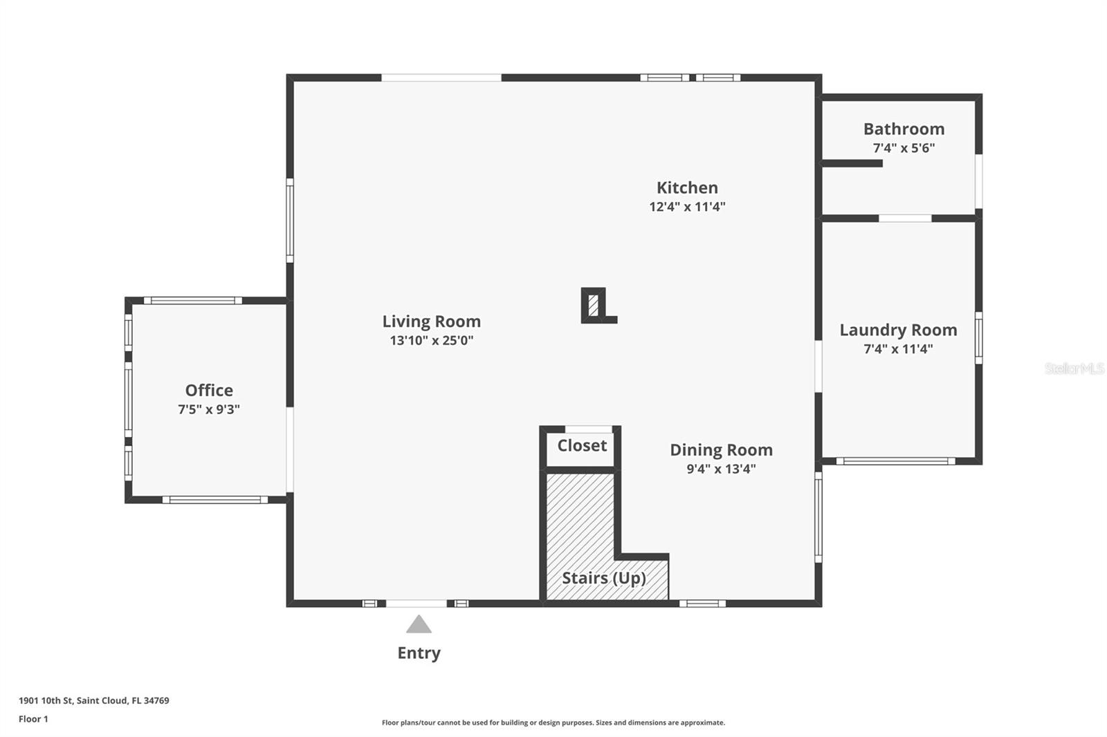 Floorplan for First Floor