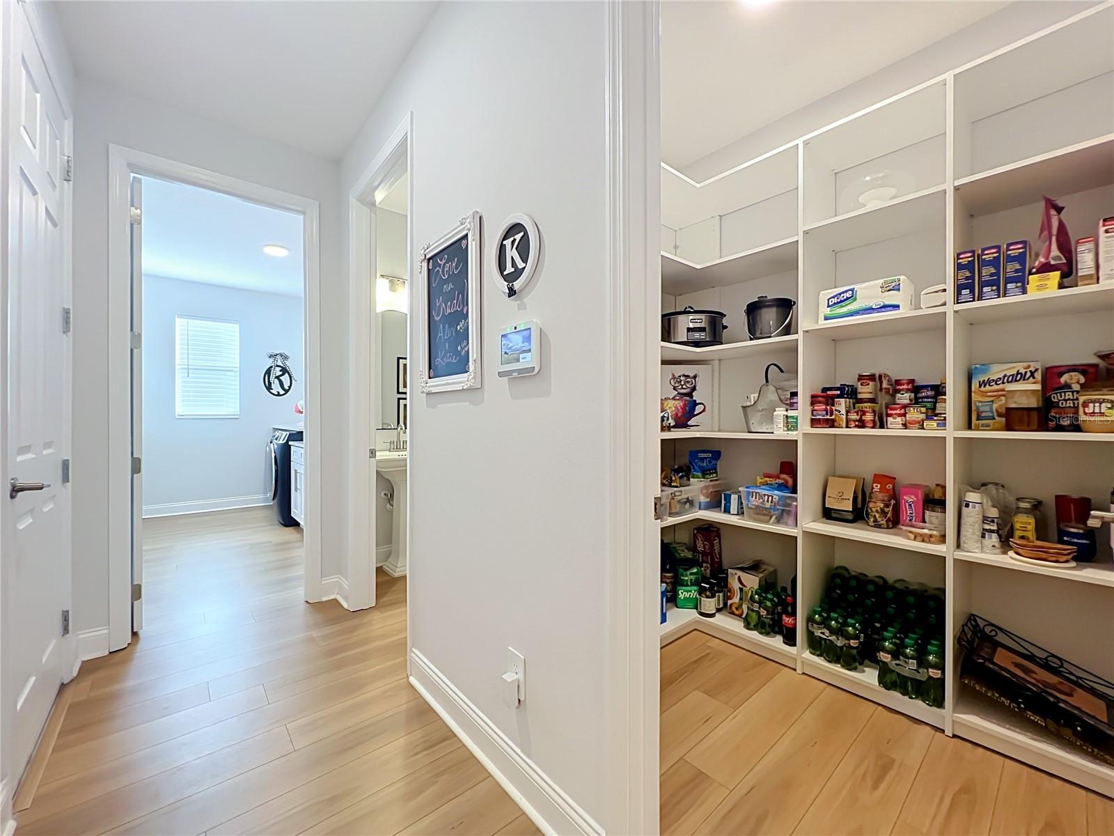 Entry to walk in pantry Entry to walk in pantry