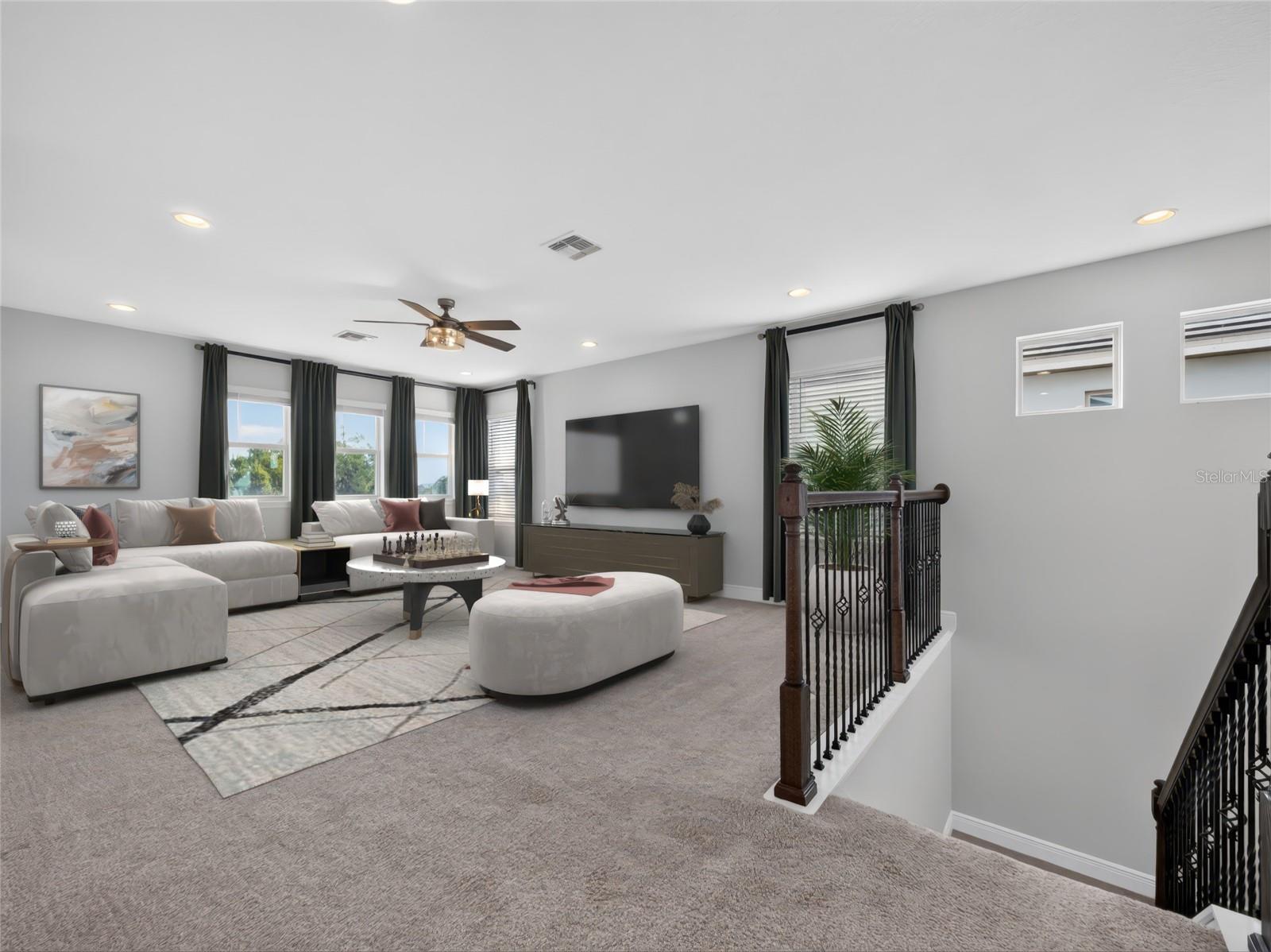 Staged Loft