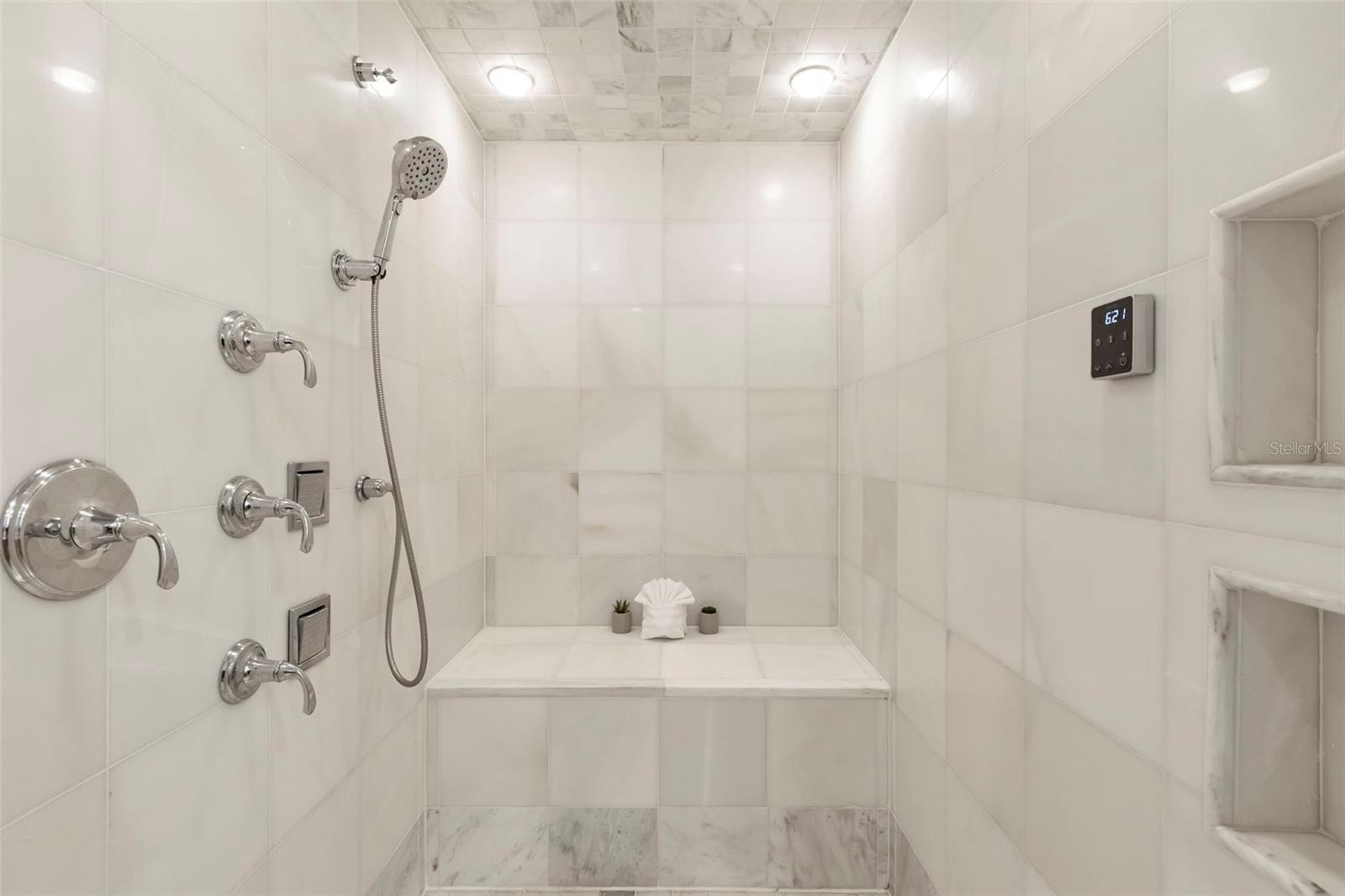 Primary Bathroom - Steam Shower