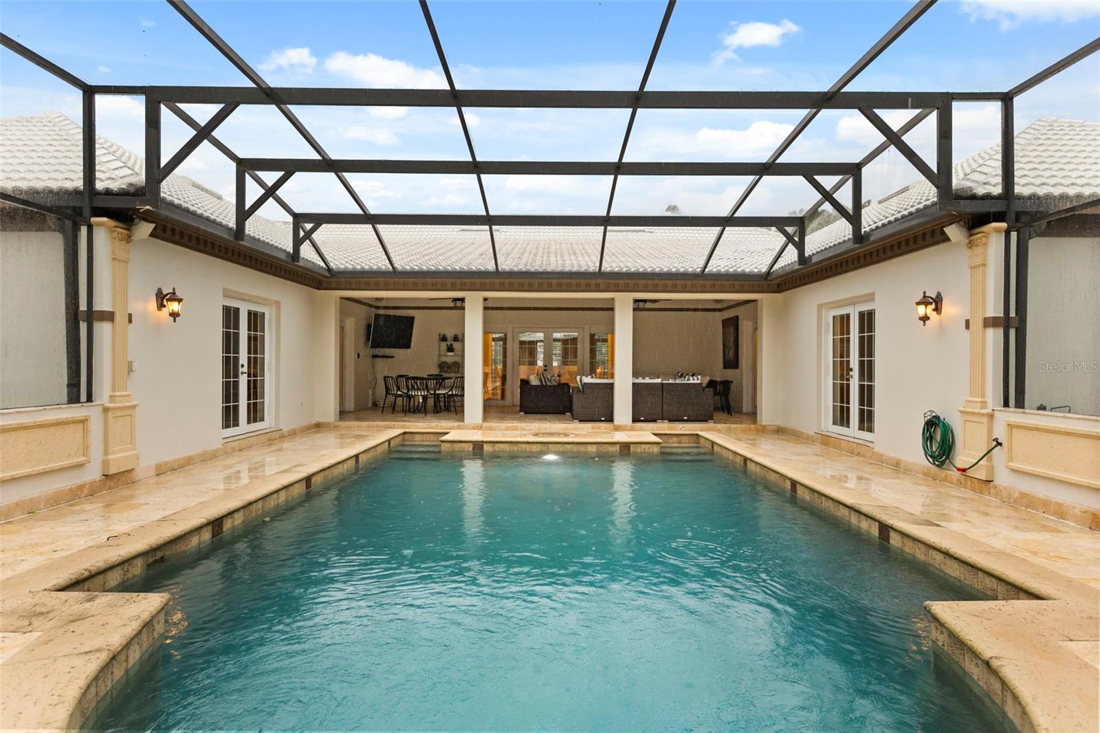 Screened Courtyard Pool