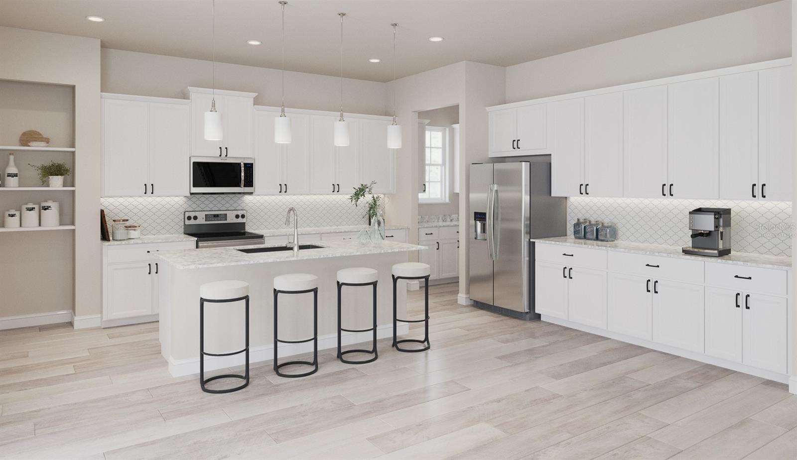 Marco Floorplan Kitchen (Virtually Staged)