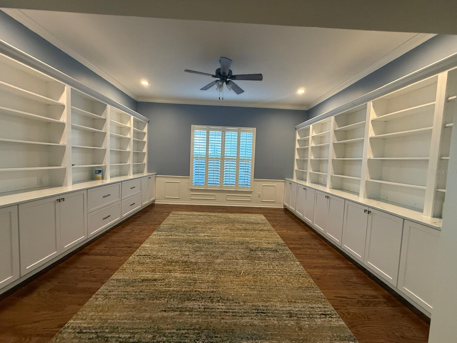flex space: library, game room, office, or living room