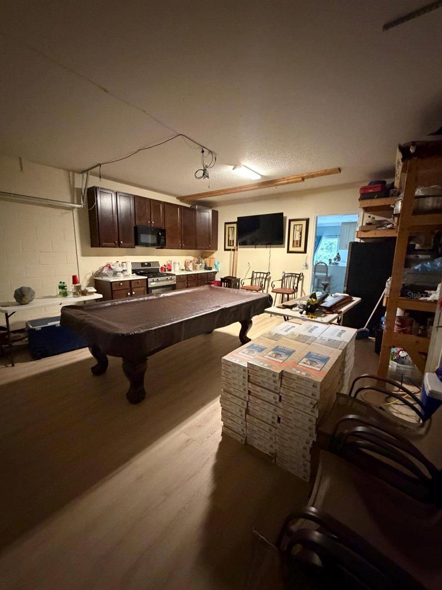 Garage kitchen
