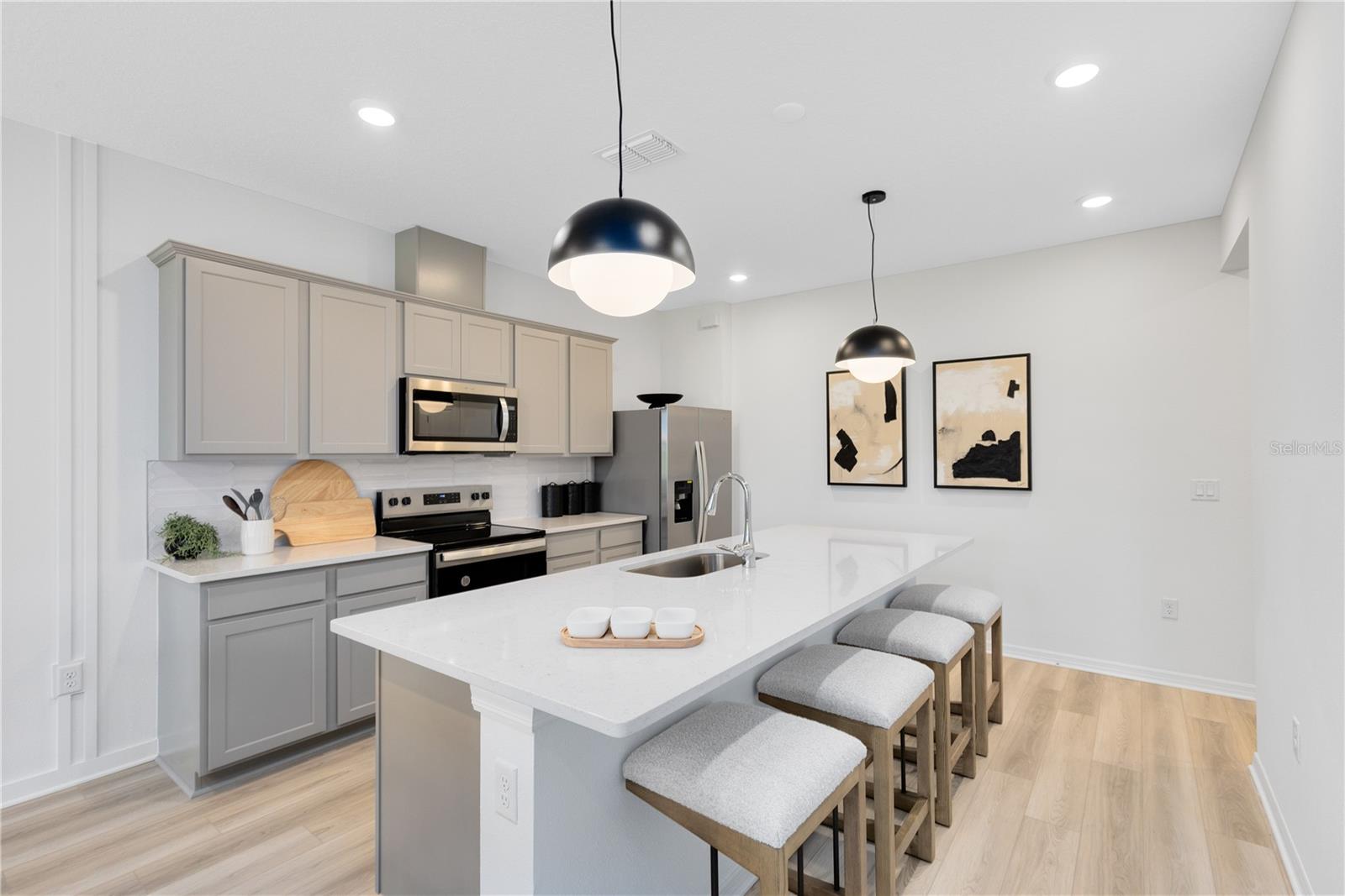 Model Home Design Only. Pictures and furnishings are for illustrative purposes only. Elevations, colors and options may vary. Furniture is for model home staging only.