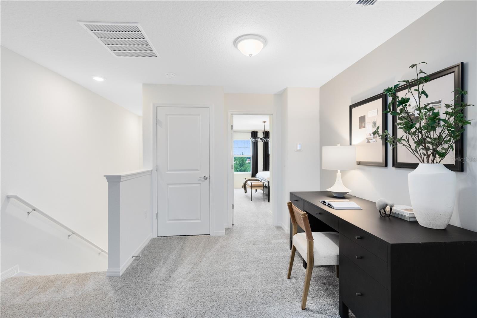 Model Home Design Only. Pictures and furnishings are for illustrative purposes only. Elevations, colors and options may vary. Furniture is for model home staging only.