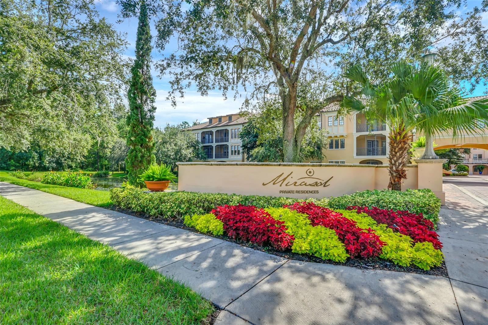 Award Winning Mirasol Entrance