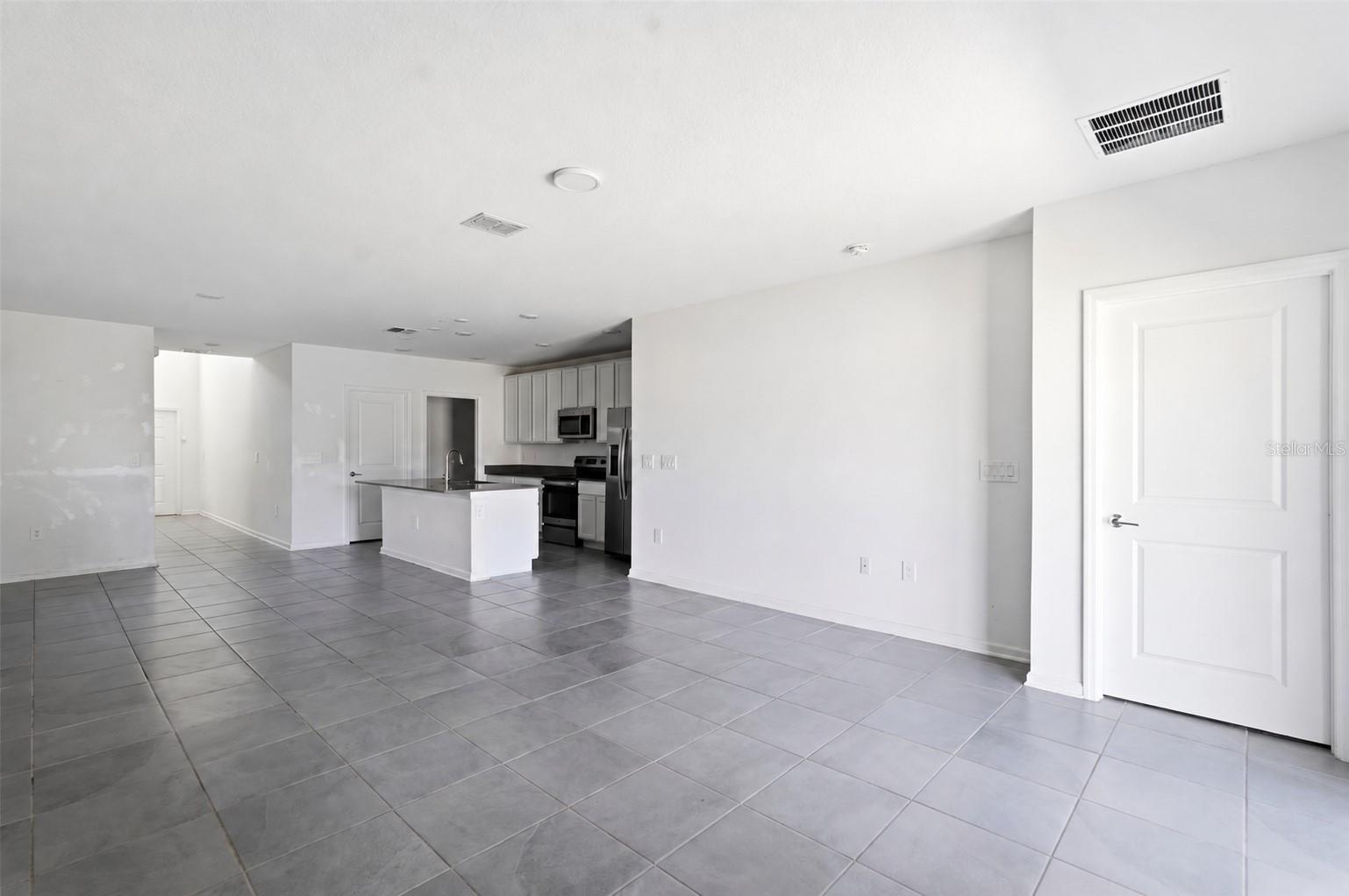 Open floor plan: Living/Kitchen/Dining area