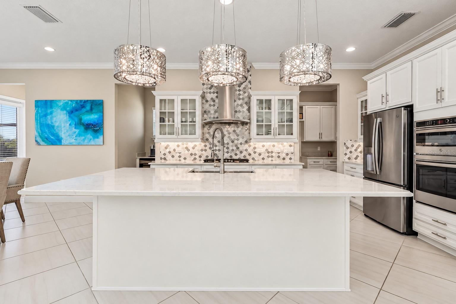 Upgraded finishes and appliances.