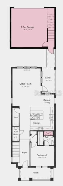 Floor 1 Plan: Additional Highlights include: Wet bar at game room, whole house 8' interior doors, 42" upper kitchen cabinets, quartz counter tops and crown molding package at kitchen.