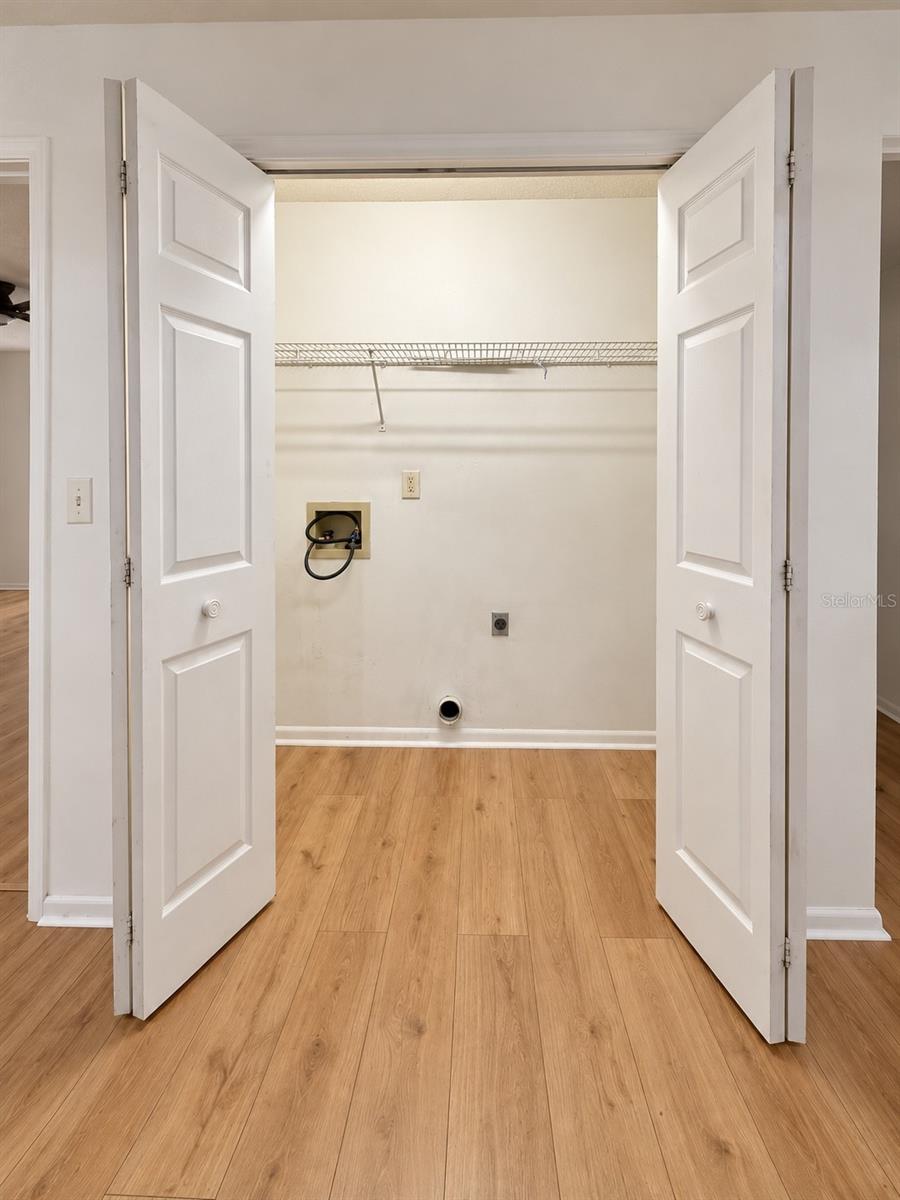 laundry area