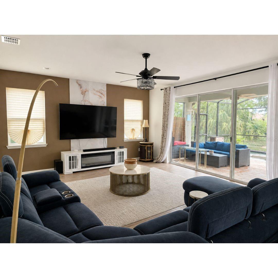 Great room furnished