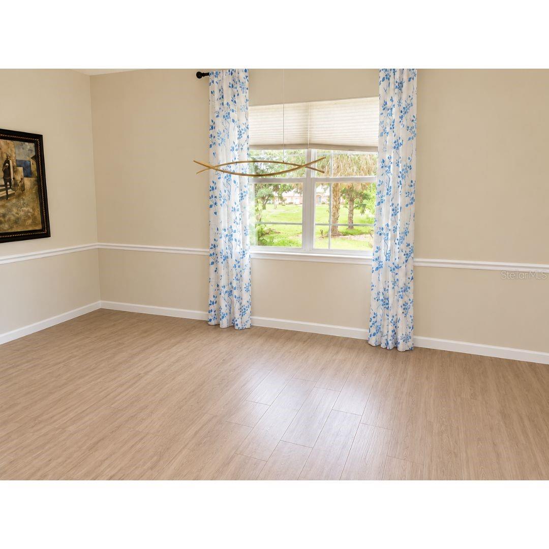 Dining room unfurnished