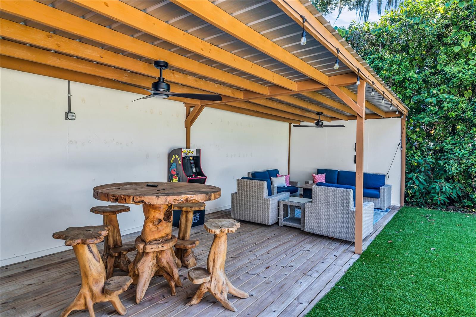 Detached Covered Lanai creates an expansive and inviting space to enjoy Florida living year round