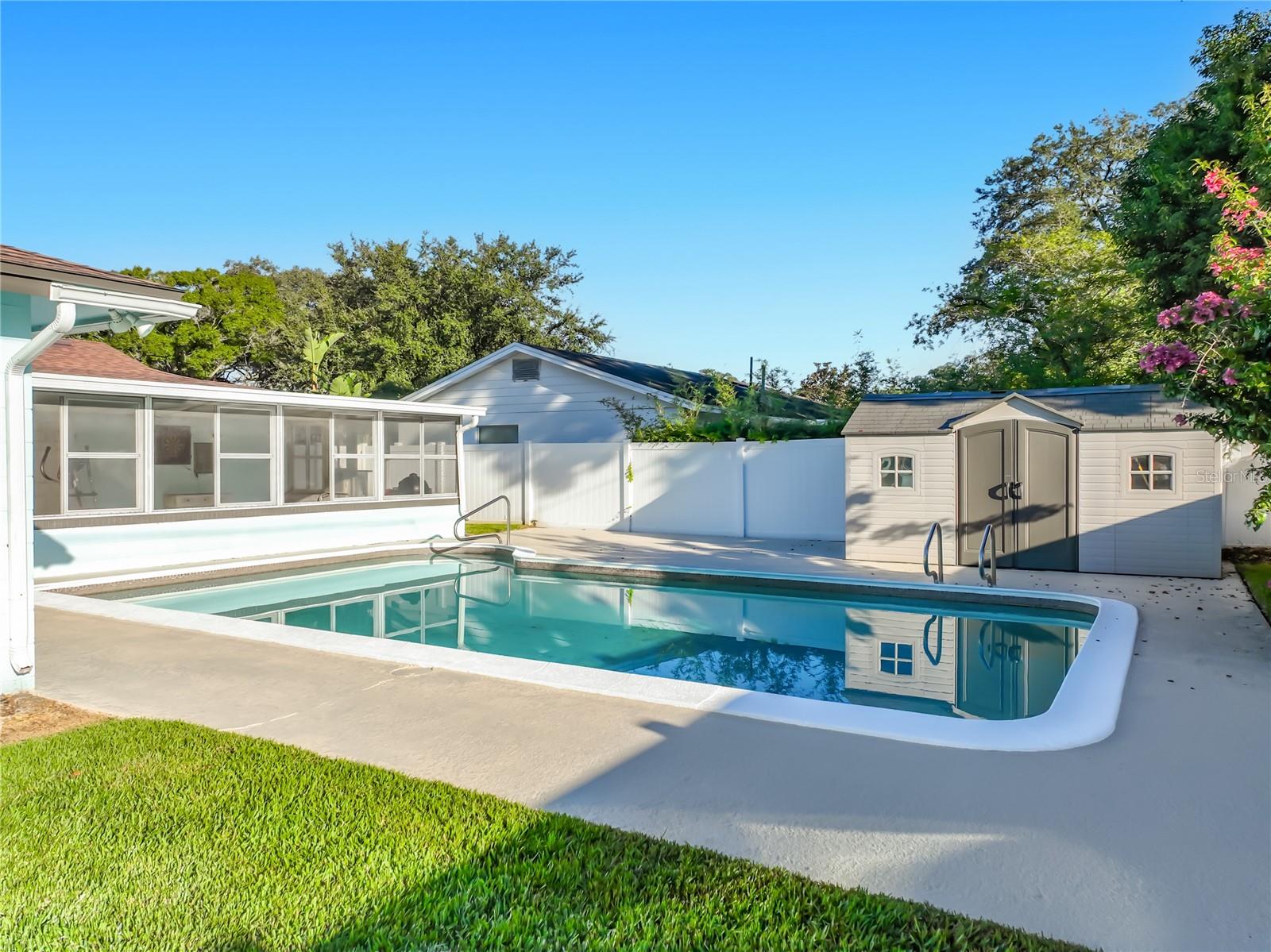 Storage Shed Included