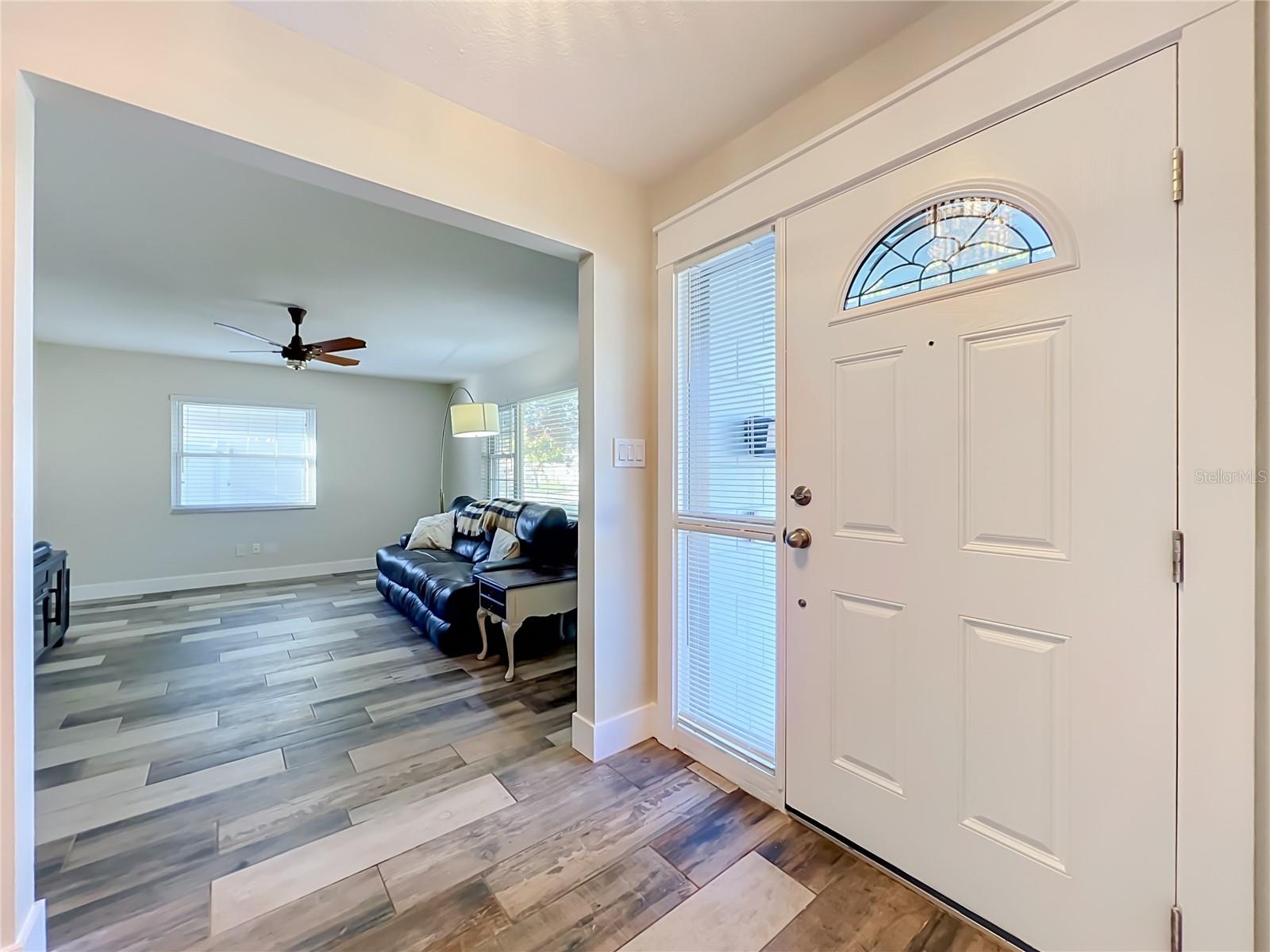 Spacious Family Room off of Foyer