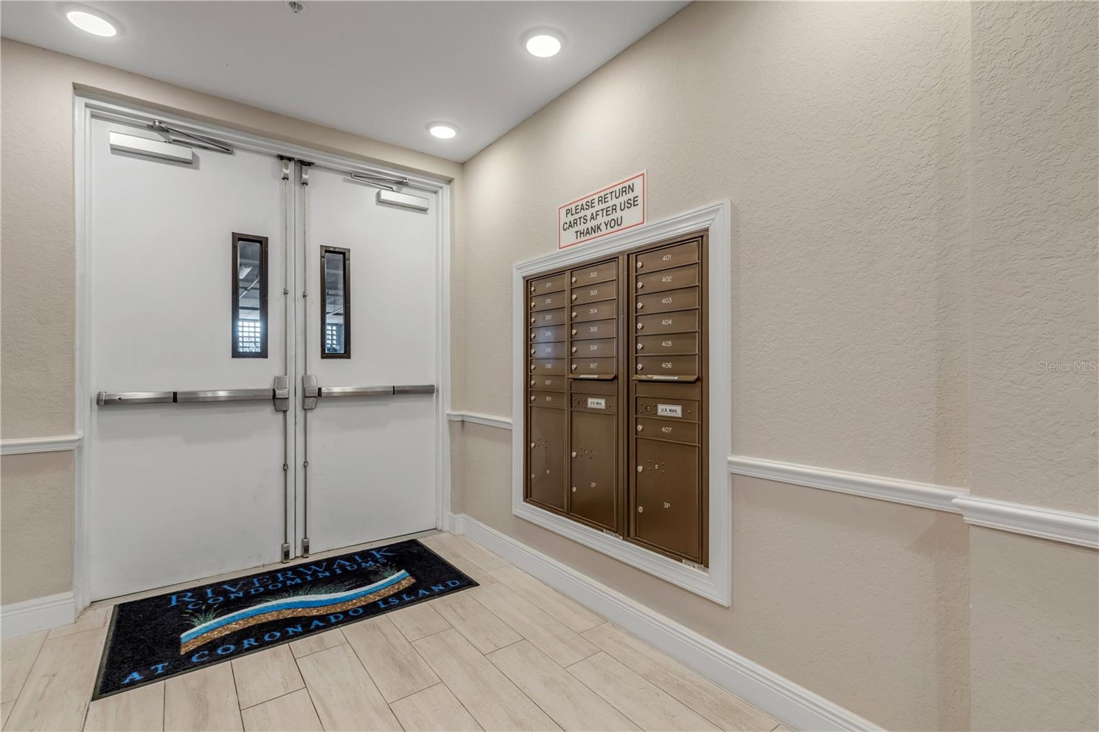 Mailbox area Building 1