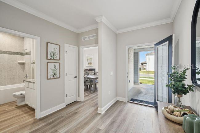 Model home - actual features may vary.
