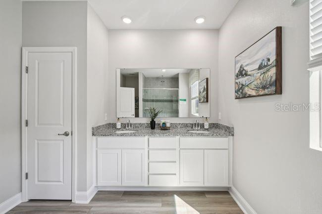Model home - actual features may vary.