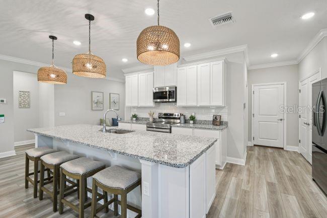 Model home - actual features may vary.