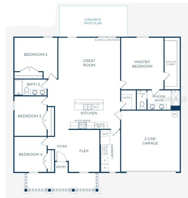 Floor Plan-Model home - actual features may vary. Floor Plan-Model home - actual features may vary.
