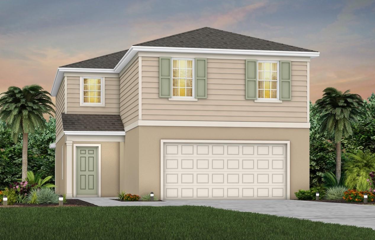 Exterior Design. Artistic rendering for this new construction home. Pictures are for illustrative purposes only. Elevations, colors and options may vary. Exterior Design. Artistic rendering for this new construction home. Pictures are for illustrative purposes only. Elevations, colors and options may vary.