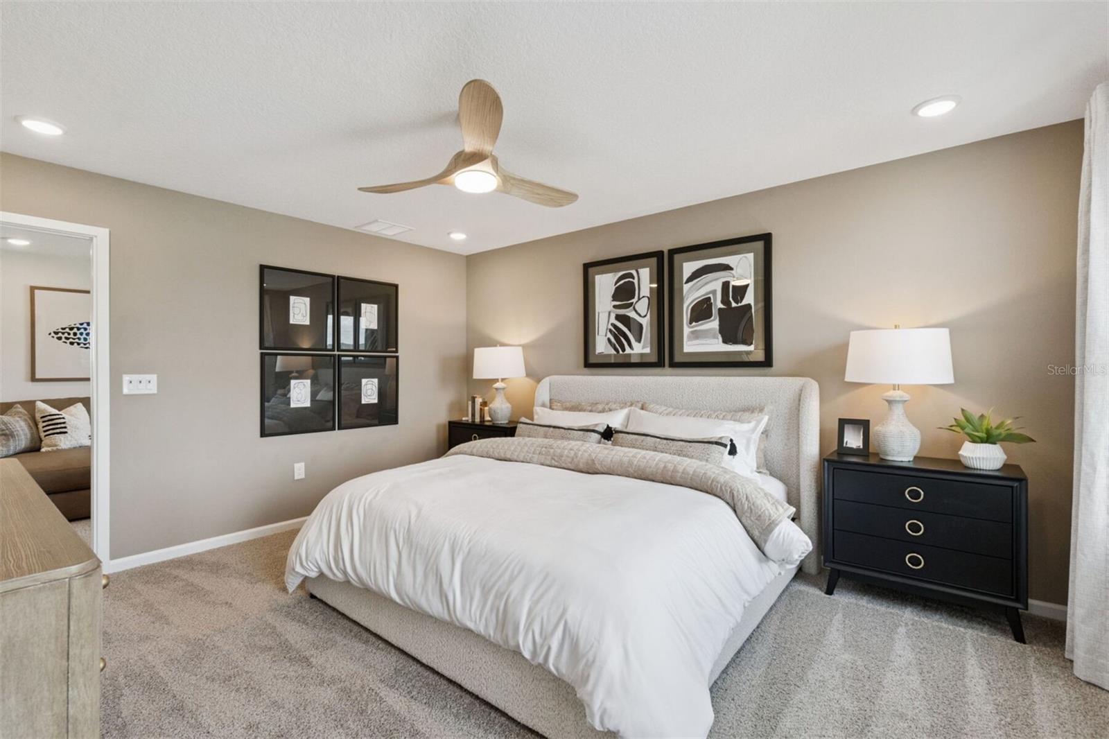 Lakeside at Satilla Zara Model Primary Bedroom