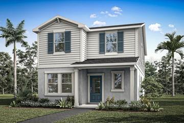 Lakeside at Satilla - Zara Floorplan - Low Country Elevation - Architect's Rendering