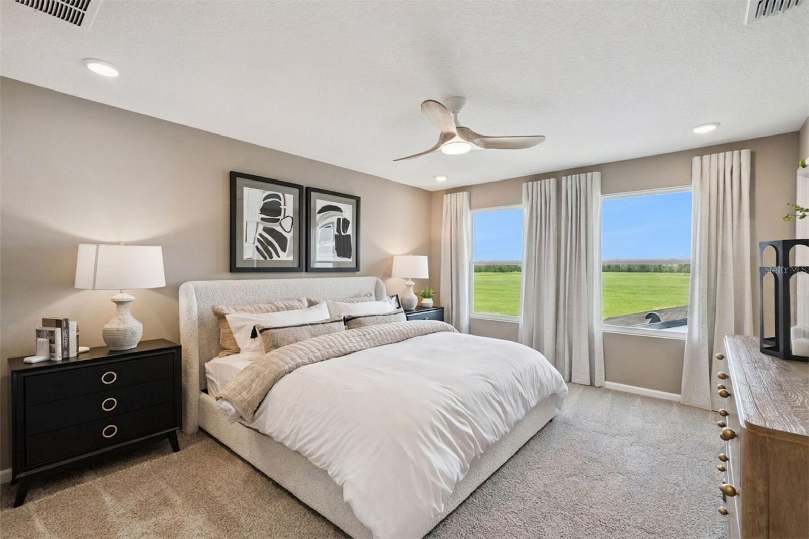 Lakeside at Satilla Zara Model Primary Bedroom
