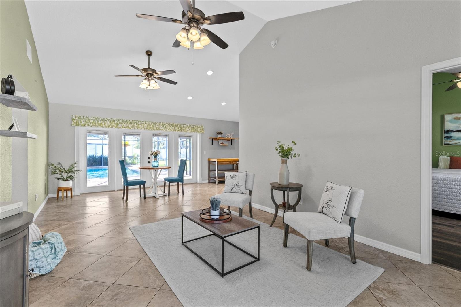 Living Room High Ceilings