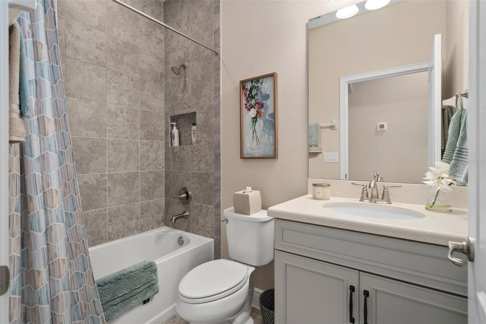 Bathroom 2 is adjacent to Bedroom 2