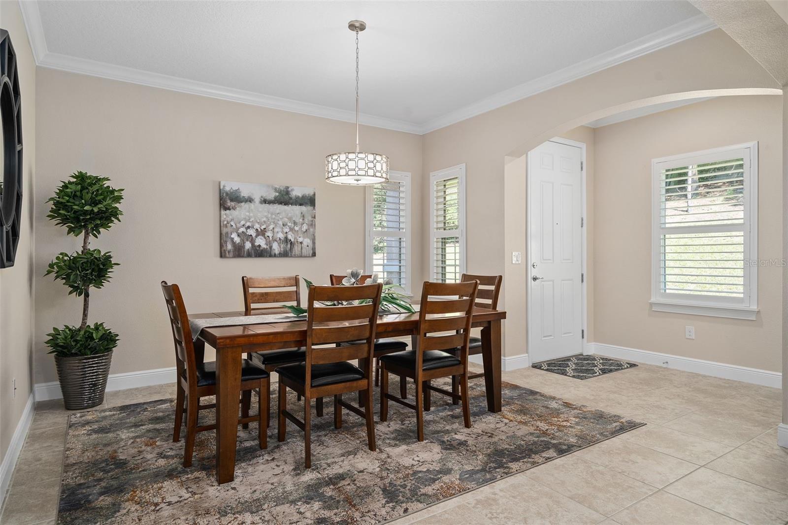 Dining Area with a view of the Foyer
