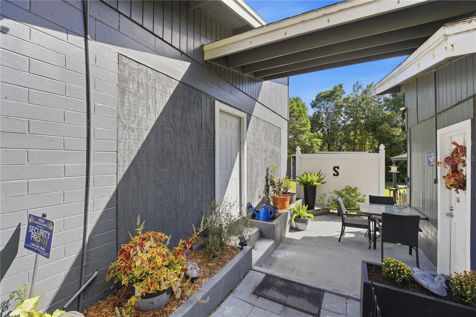 Breezeway from garage to bed 4/office