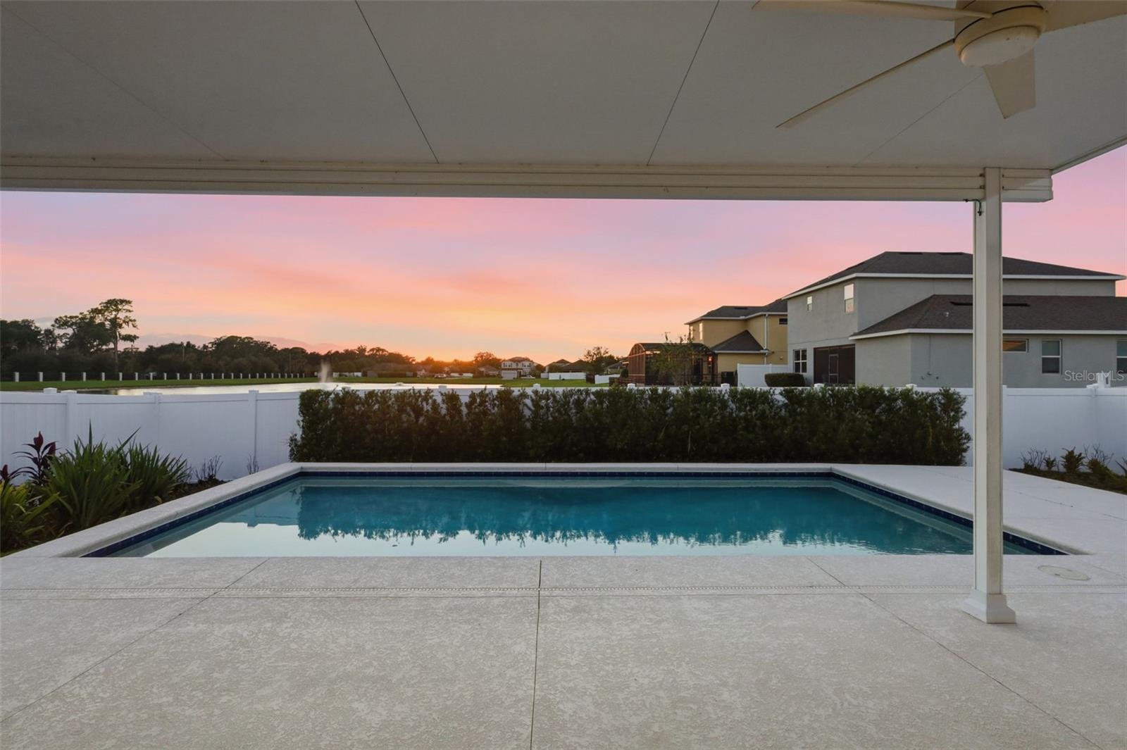 Pool Sunset