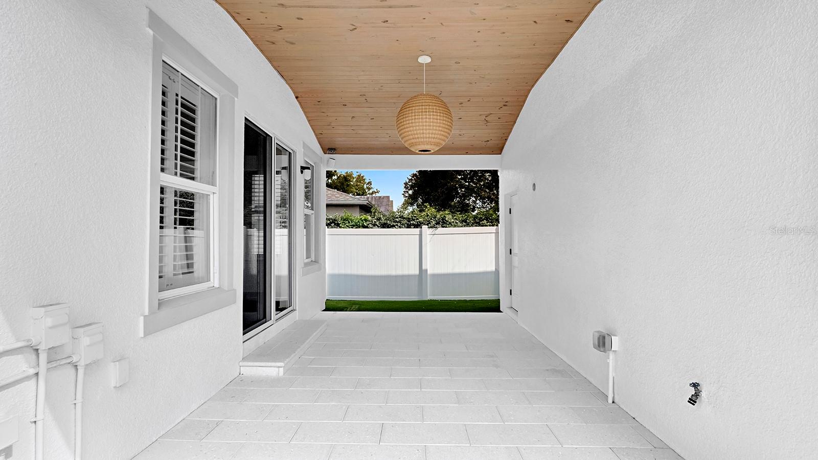 Covered Back Patio