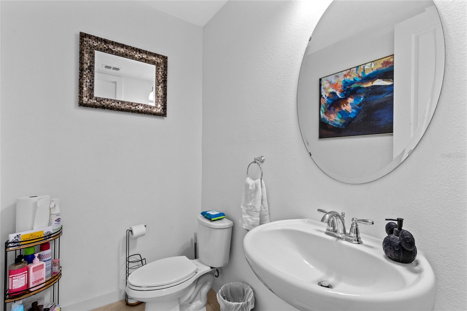 2nd floor, half bath.
