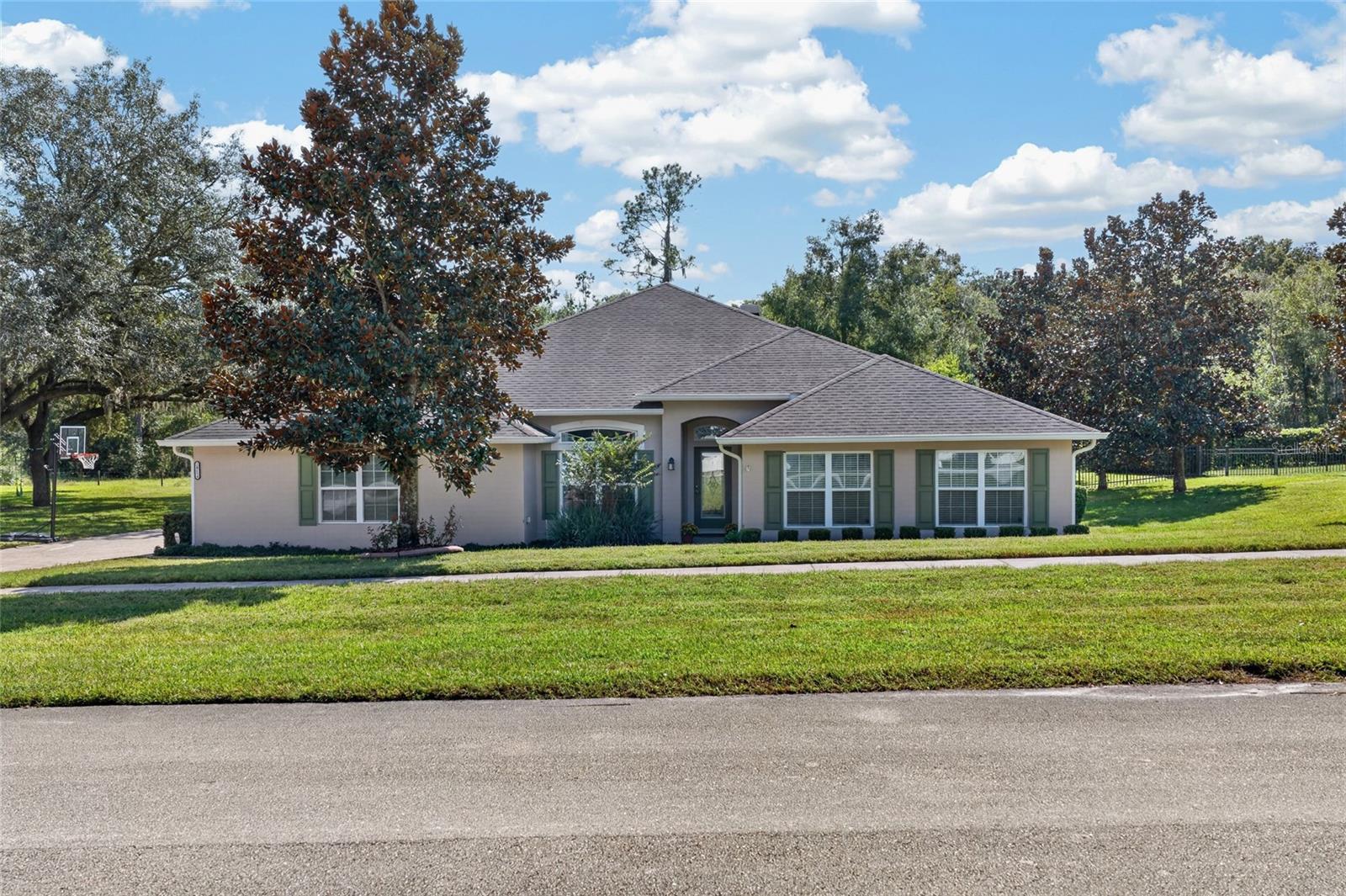 Custom built on 1/2 acre