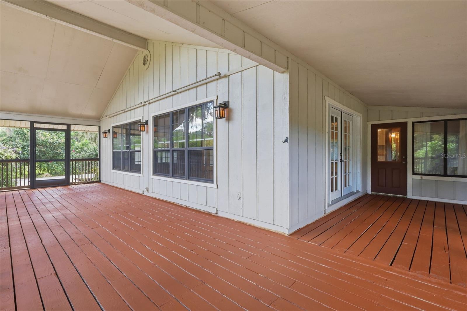 Main house Deck