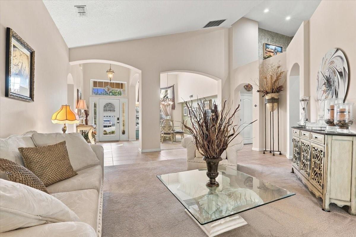 Formal living and dining.