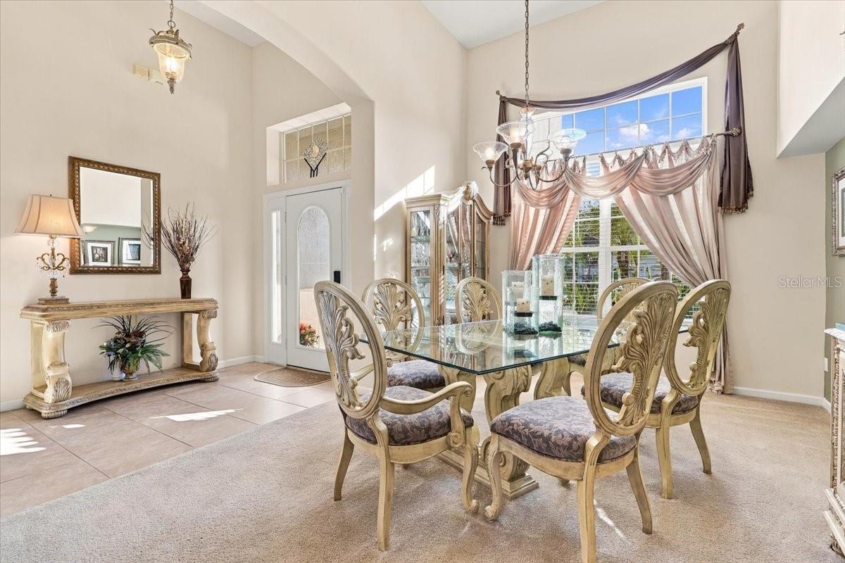 Foyer, formal dining.