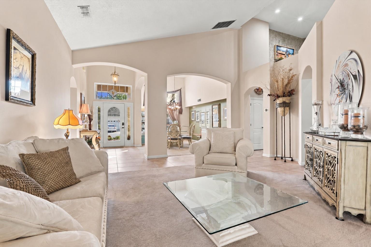 Formal living and dining. Formal living and dining.