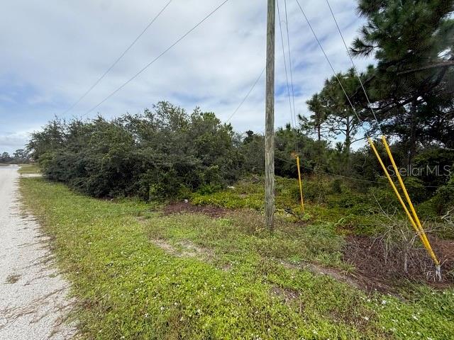 side of the lot