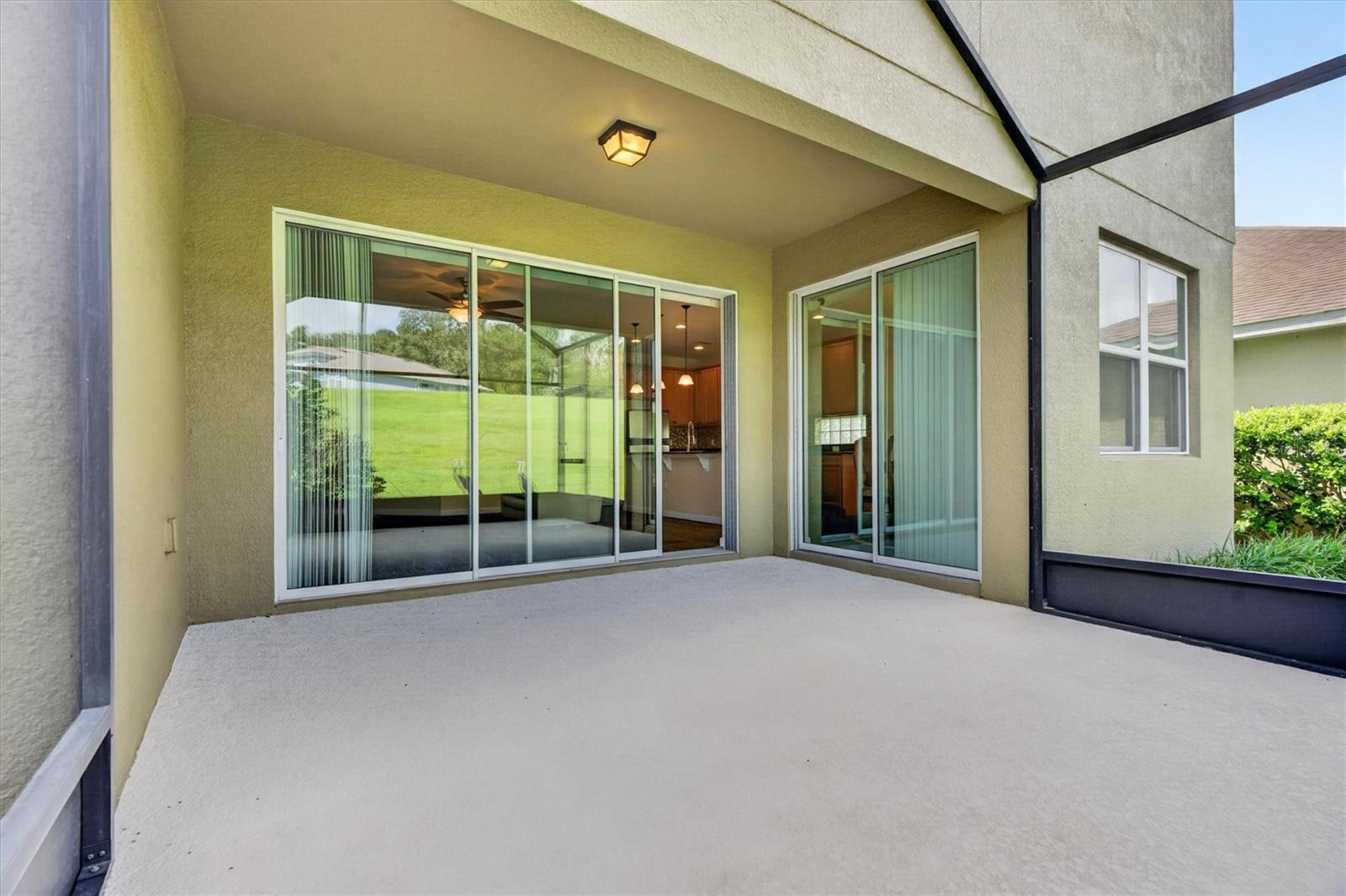 Screened in patio